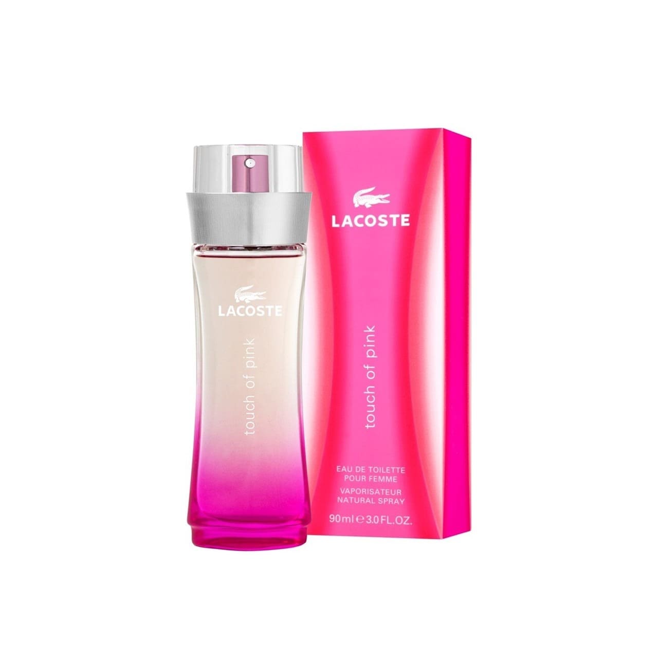 LACOSTE TOUCH OF PINK TESTER 90ML EDT W