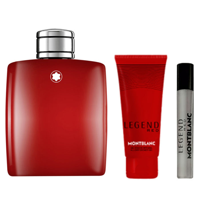 MONT BLANC LEGEND RED SET 100ML EDP+7.5ML+100ML SG M