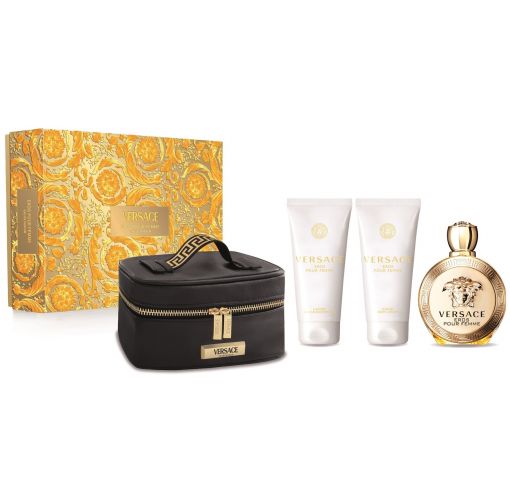 Versace Set Eros  edp 100ml + 100ml BL + 100ml SG + Bag