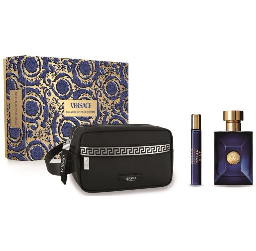 VERSACE DYLAN BLUE SET 100ML EDT+10ML EDT+BAG M