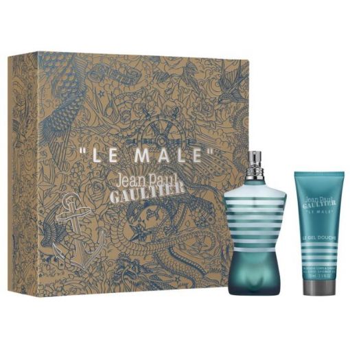 JPG LE MALE SET 75ML EDT+75ML SG M