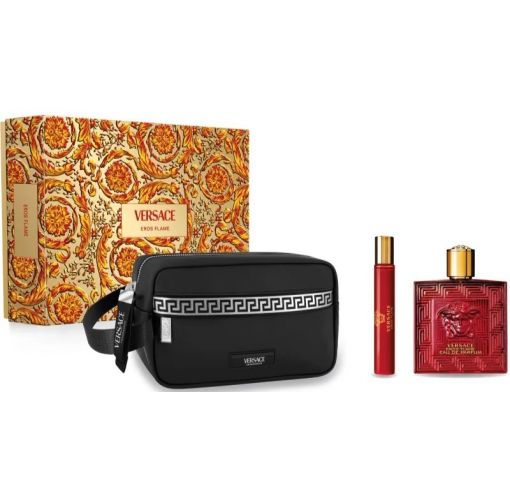 Versace Set Eros Flame edp 100ml + edp 10ml + Bag