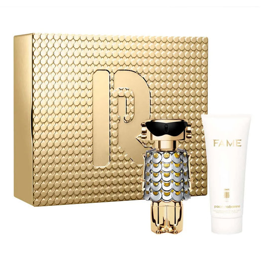 PACO RABANNE FAME SET 80ML EDP+100ML BL W