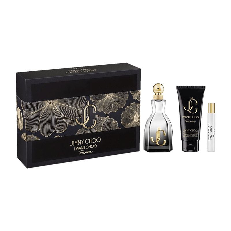 JIMMY CHOO I WANT CHOO FOREVER SET 100ML EDP+7.5+100BL W