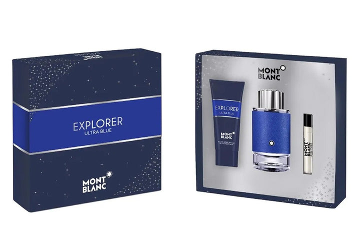 MONT BLANC EXPLORER ULTRA BLUE SET 100ML EDP+7.5ML+100SG M