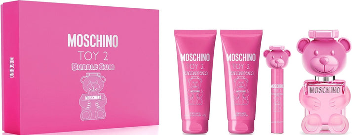 MOSCHINO TOY 2 BUBBLE GUM SET 100ML EDT+10ML+100BL+100SG W