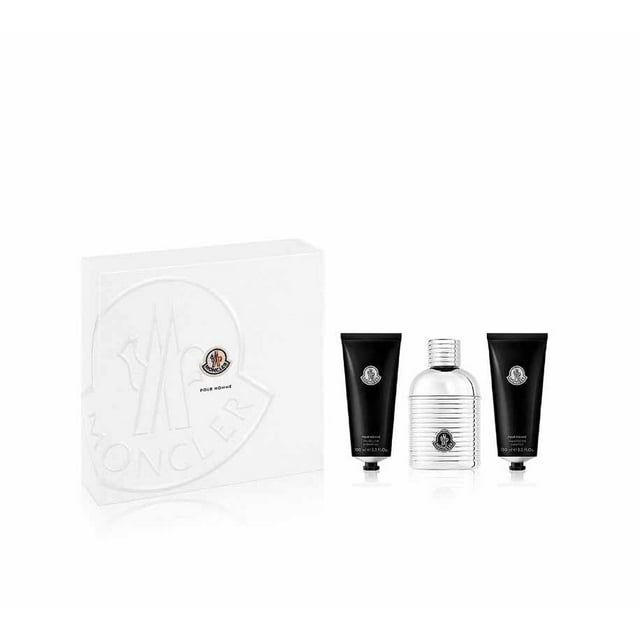 MONCLER POUR HOMME SET 100ML EDP+100SG+100SHA. M