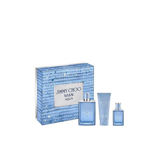 JIMMY CHOO BLUE SET 100ML EDT+100ML SG+7.5ML M