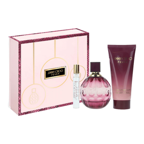 JIMMY CHOO FEVER SET 100ML EDP+100BL+7.5ML EDP W