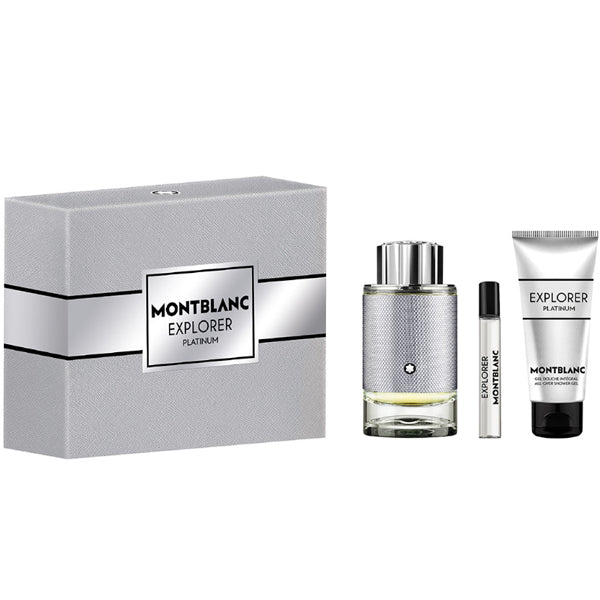 MONT BLANC EXPLORER PLATINUM SET 100ML EDP+7.5ML+100SG M