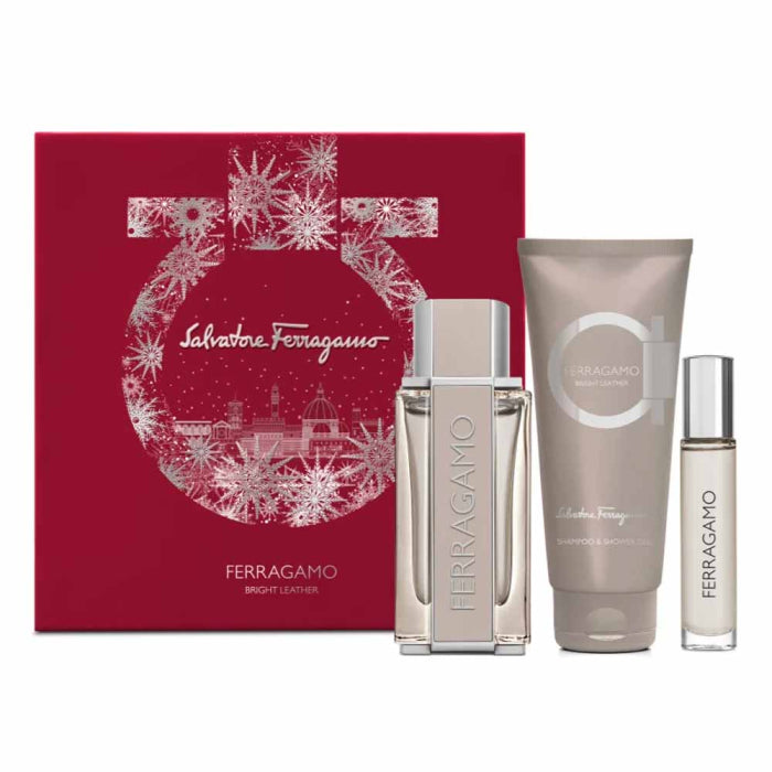 SALVATORE F. FERRAGAMO SET 100ML EDT+10ML+100SG M