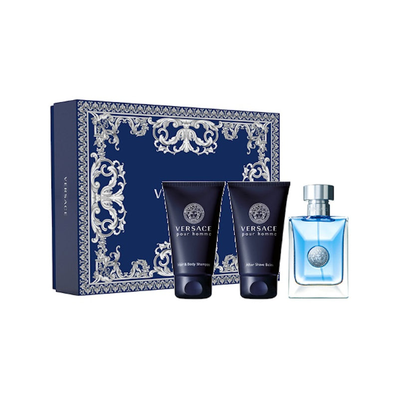 VERSACE POUR HOMME SET 50ML EDT+50ML SG+50ML ASB M